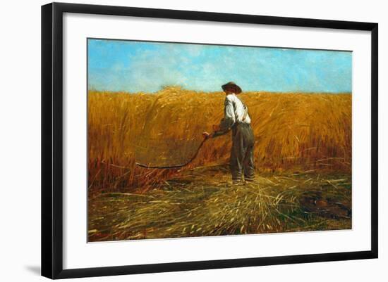 The Veteran in a New Field, 1865-Winslow Homer-Framed Giclee Print