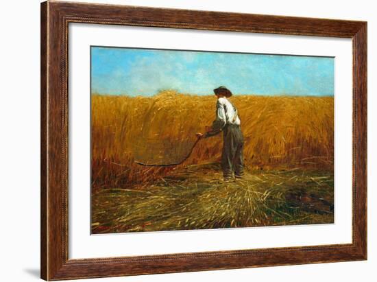 The Veteran in a New Field, 1865-Winslow Homer-Framed Giclee Print