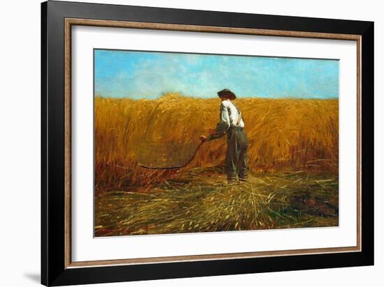 The Veteran in a New Field, 1865-Winslow Homer-Framed Giclee Print