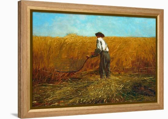 The Veteran in a New Field, 1865-Winslow Homer-Framed Premier Image Canvas