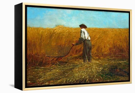 The Veteran in a New Field, 1865-Winslow Homer-Framed Premier Image Canvas