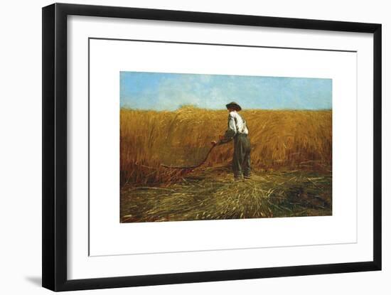 The Veteran in a New Field-Winslow Homer-Framed Premium Giclee Print