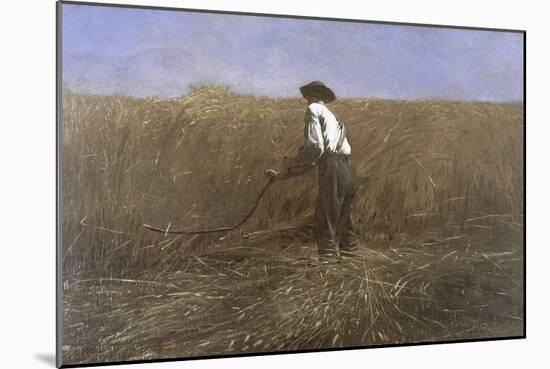 The Veteran in a New Field-Winslow Homer-Mounted Giclee Print