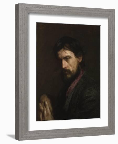 The Veteran (Portrait of George Reynolds), c.1885-Thomas Cowperthwait Eakins-Framed Giclee Print