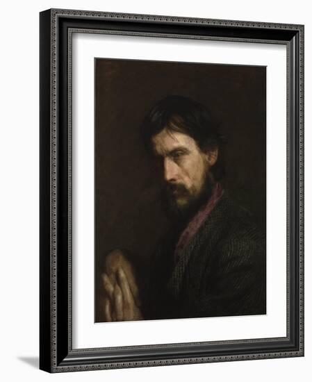 The Veteran (Portrait of George Reynolds), c.1885-Thomas Cowperthwait Eakins-Framed Giclee Print