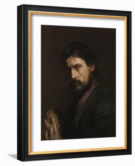 The Veteran (Portrait of George Reynolds), c.1885-Thomas Cowperthwait Eakins-Framed Giclee Print