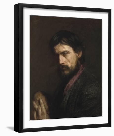 The Veteran (Portrait of George Reynolds)-Thomas Eakins-Framed Premium Giclee Print