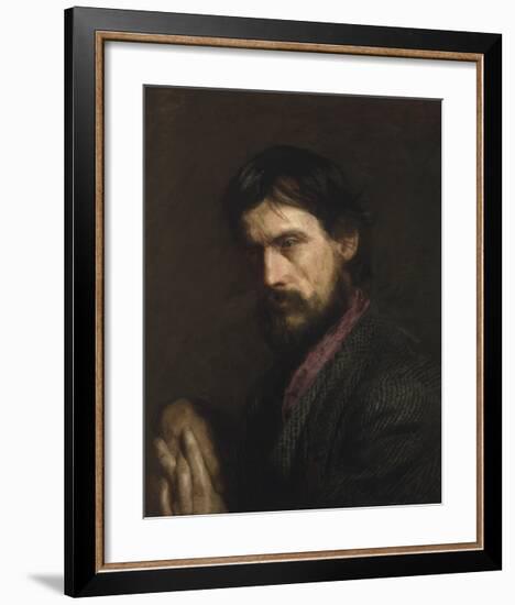 The Veteran (Portrait of George Reynolds)-Thomas Eakins-Framed Premium Giclee Print