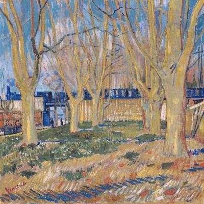 The Viaduct in Arles. the Blue Train, 1888' Giclee Print - Vincent van Gogh  | Art.com