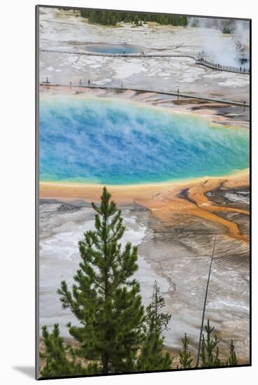 The Vibrant Colors Of The Grand Prismatic Spring, Yellowstone National Park, Wy-Bryan Jolley-Mounted Photographic Print