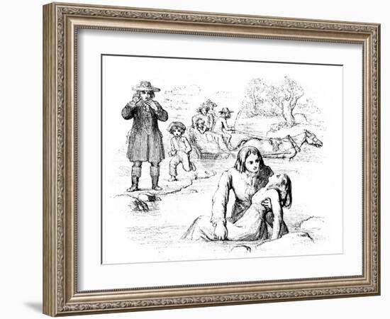 The Vicar of Wakefield' by Oliver Goldsmith-William Mulready-Framed Giclee Print