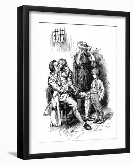 'The Vicar of Wakefield' byOliver Goldsmith-Hugh Thomson-Framed Giclee Print