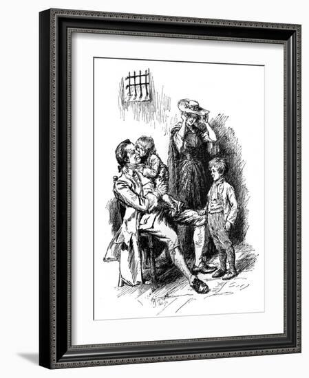 'The Vicar of Wakefield' byOliver Goldsmith-Hugh Thomson-Framed Giclee Print