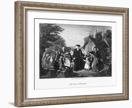 The Vicar of Wakefield, C1850-William Powell Frith-Framed Giclee Print