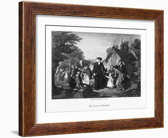 The Vicar of Wakefield, C1850-William Powell Frith-Framed Giclee Print