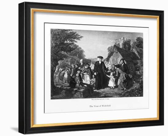The Vicar of Wakefield, C1850-William Powell Frith-Framed Giclee Print