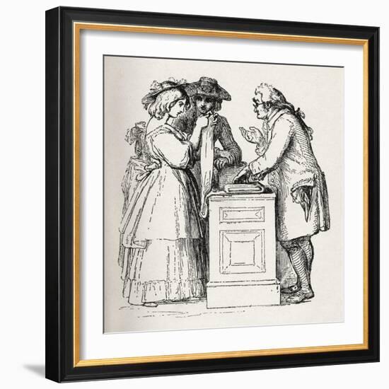 'The Vicar of Wakefield'-William Mulready-Framed Giclee Print