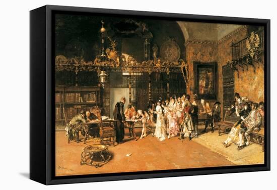 The Vicarage, 1870-Mariano Fortuny y Marsal-Framed Premier Image Canvas