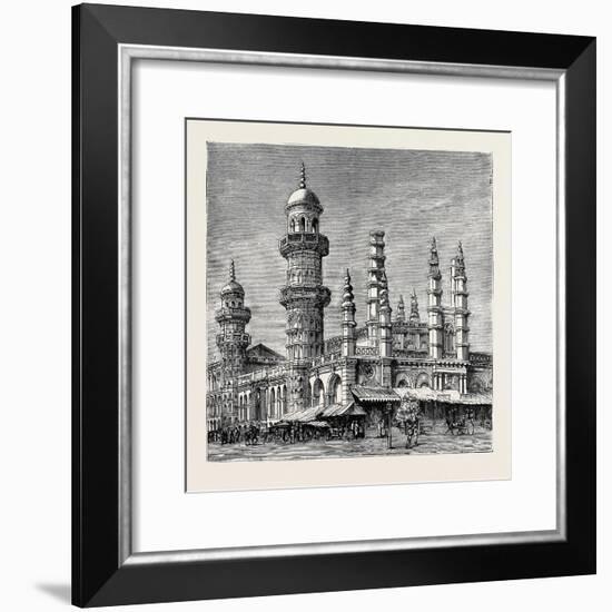 The Viceroy of India's Visit to Rangoon, British Burma: Mahomedan Mosque-null-Framed Giclee Print