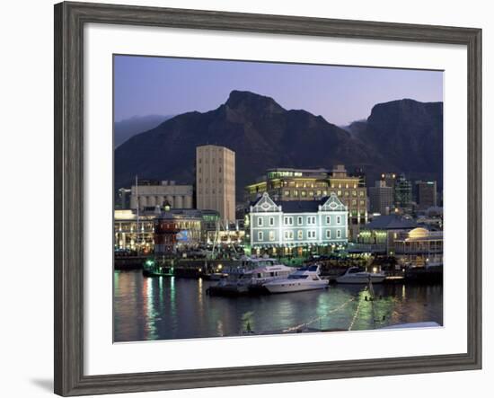 The Victoria and Alfred Waterfront, in the Evening, Cape Town, South Africa, Africa-Yadid Levy-Framed Photographic Print