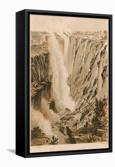 The Victoria Falls-Thomas Baines-Framed Premier Image Canvas