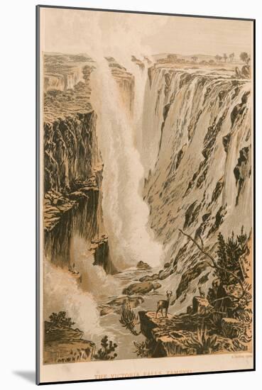 The Victoria Falls-Thomas Baines-Mounted Giclee Print
