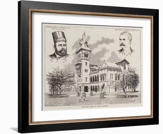 The Victoria Jubilee Technical Institute, Bombay-Edward Killingworth Johnson-Framed Giclee Print