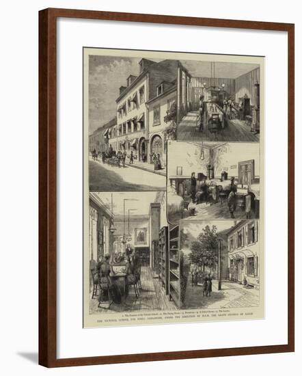 The Victoria School for Girls, Carlsruhe, under the Direction of H R H Grand Duchess of Baden-null-Framed Giclee Print