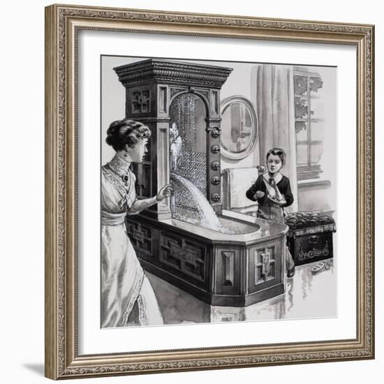 The Victorian Bath-Pat Nicolle-Framed Giclee Print