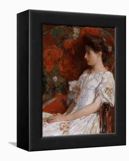 The Victorian Chair, 1906-Childe Hassam-Framed Premier Image Canvas