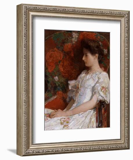 The Victorian Chair, 1906-Childe Hassam-Framed Giclee Print