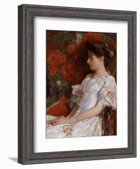 The Victorian Chair, 1906-Childe Hassam-Framed Giclee Print