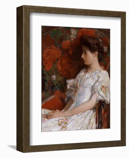 The Victorian Chair, 1906-Childe Hassam-Framed Giclee Print