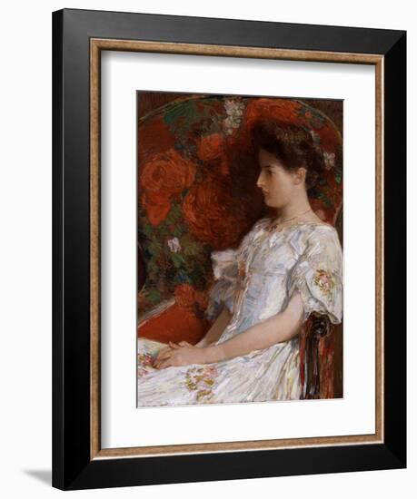 The Victorian Chair, 1906-Childe Hassam-Framed Giclee Print