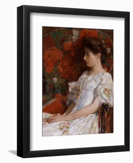 The Victorian Chair, 1906-Childe Hassam-Framed Giclee Print