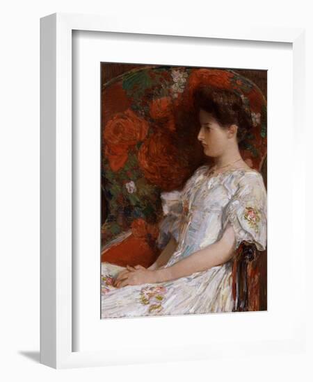 The Victorian Chair, 1906-Childe Hassam-Framed Giclee Print