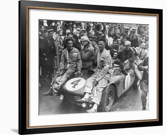 The Victorious Ferrari of Froilan Gonzalez and Maurice Trintignant, Le Mans 24 Hours, France, 1954-null-Framed Photographic Print