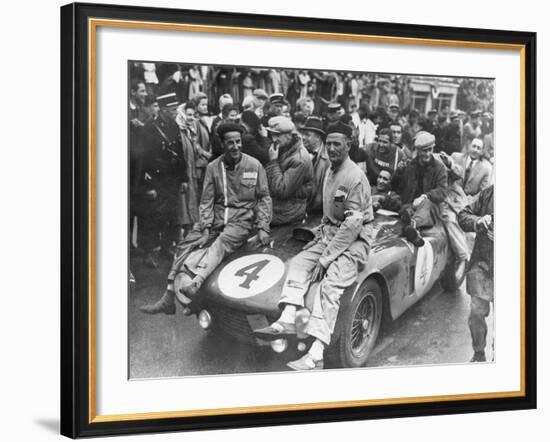 The Victorious Ferrari of Froilan Gonzalez and Maurice Trintignant, Le Mans 24 Hours, France, 1954-null-Framed Photographic Print