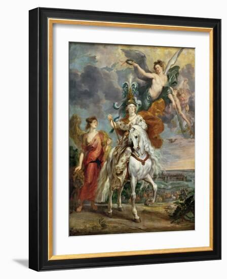 The Victory at Jülich (The Marie De' Medici Cycl)-Peter Paul Rubens-Framed Giclee Print