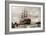 The "Victory" at Portsmouth, Came into Harbour from Last Commission Nov, 1812-Charles Edward Dixon-Framed Giclee Print