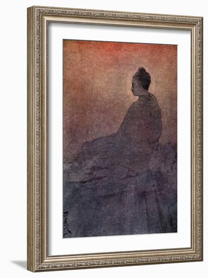 The Victory of Buddha', 1913-Rabindranath Tagore-Framed Giclee Print