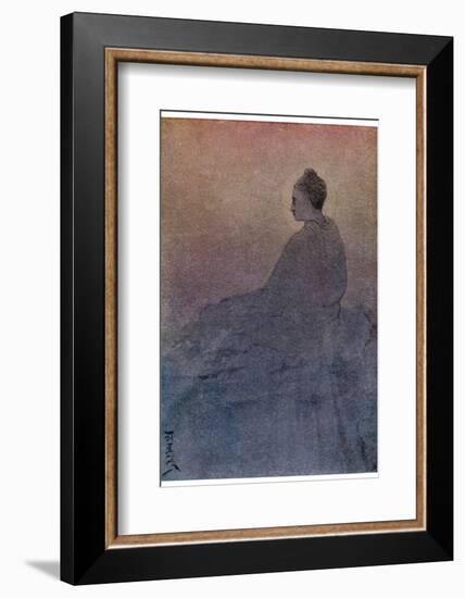 The Victory of Buddha-Abanindro Nath Tagore-Framed Photographic Print