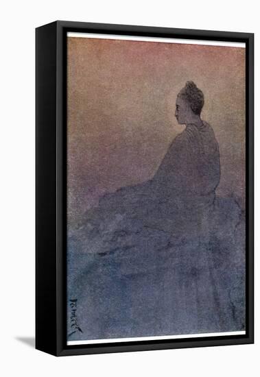 The Victory of Buddha-Abanindro Nath Tagore-Framed Premier Image Canvas