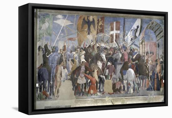 The Victory of Heraclius and the Execution of Chosroes-Piero della Francesca-Framed Premier Image Canvas