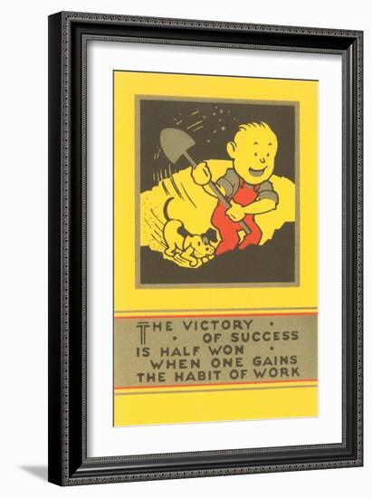 The Victory of Success, Work-null-Framed Art Print