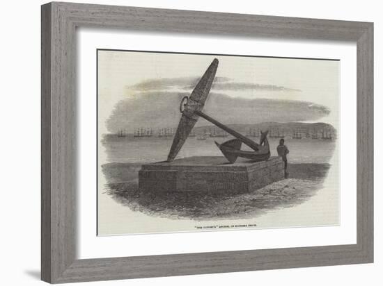 The Victory'S Anchor, on Southsea Beach-Samuel Read-Framed Giclee Print