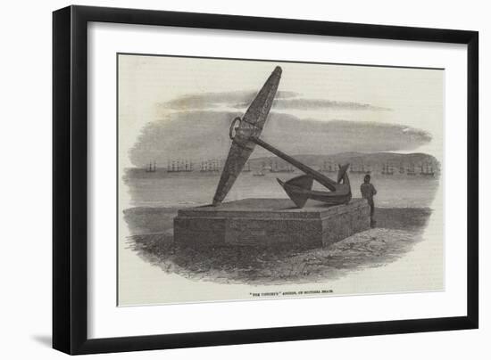 The Victory'S Anchor, on Southsea Beach-Samuel Read-Framed Giclee Print