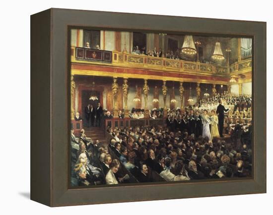 The Vienna Opera-Auguste Mandlick-Framed Premier Image Canvas