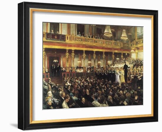 The Vienna Opera-Auguste Mandlick-Framed Giclee Print