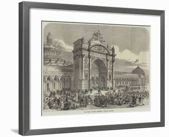 The Vienna Universal Exhibition, Principal Entrance-null-Framed Giclee Print